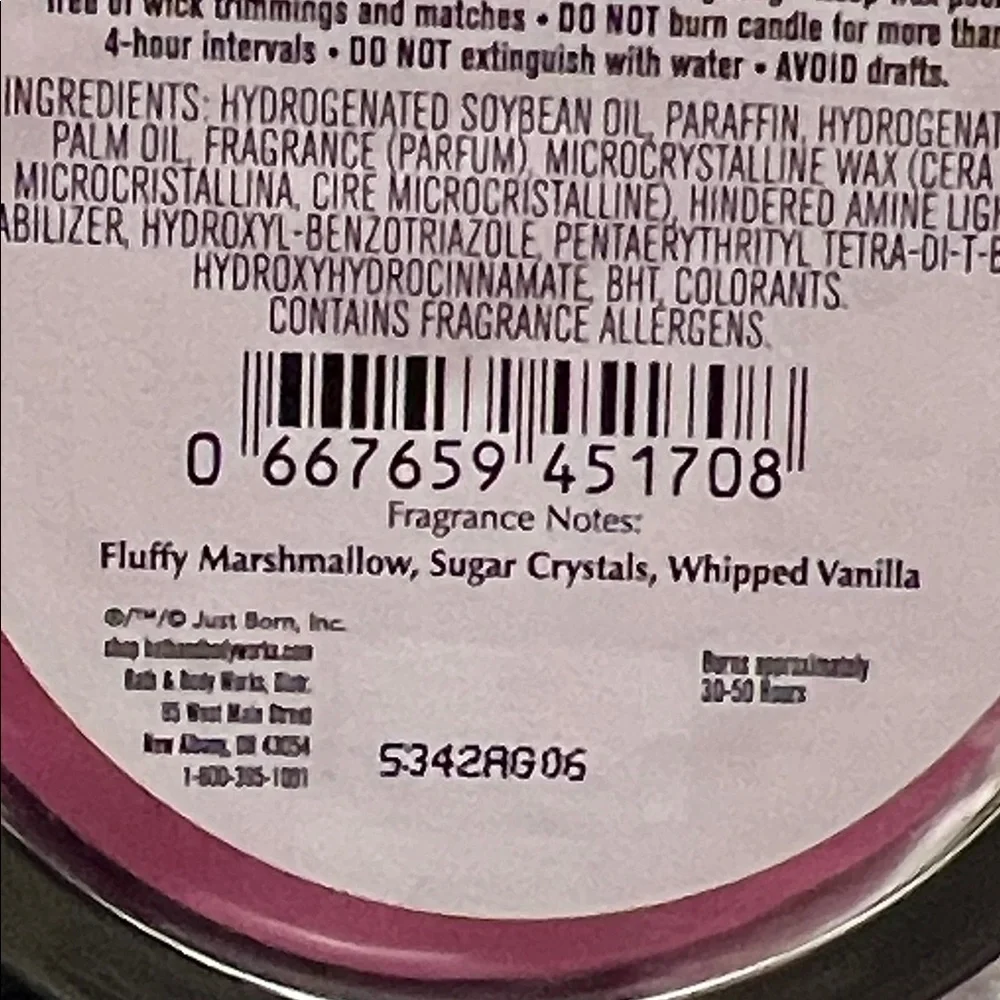 NWT Bath and Body Works Peepin' It Real Signature Single Wick Candle- 8 Oz